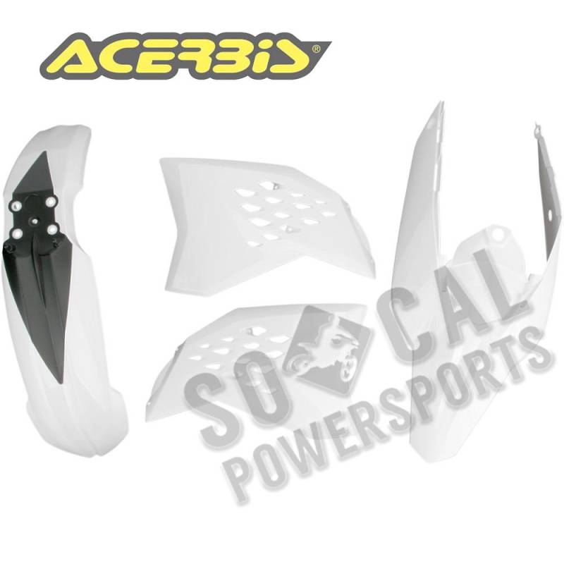 ACERBIS PLASTIC KIT WHITE 2082030002 MC FOR KTM