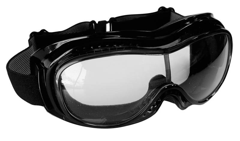 Black Frame/Clear Lens Pacific Coast Airfoil Padded Fit Over Glasses Riding Goggles Black Frame/Clear Lens Pacific Coast Airfoil Padded Fit Over Glasses Riding Goggles