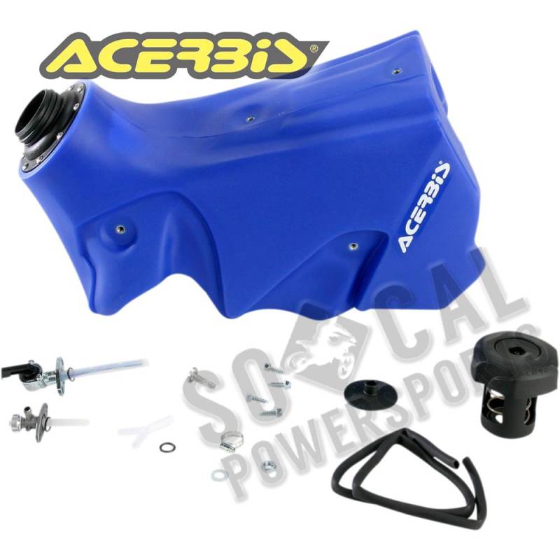 Acerbis Fuel Tank Blue W/Black Cap 3.2 Gal 2211560003