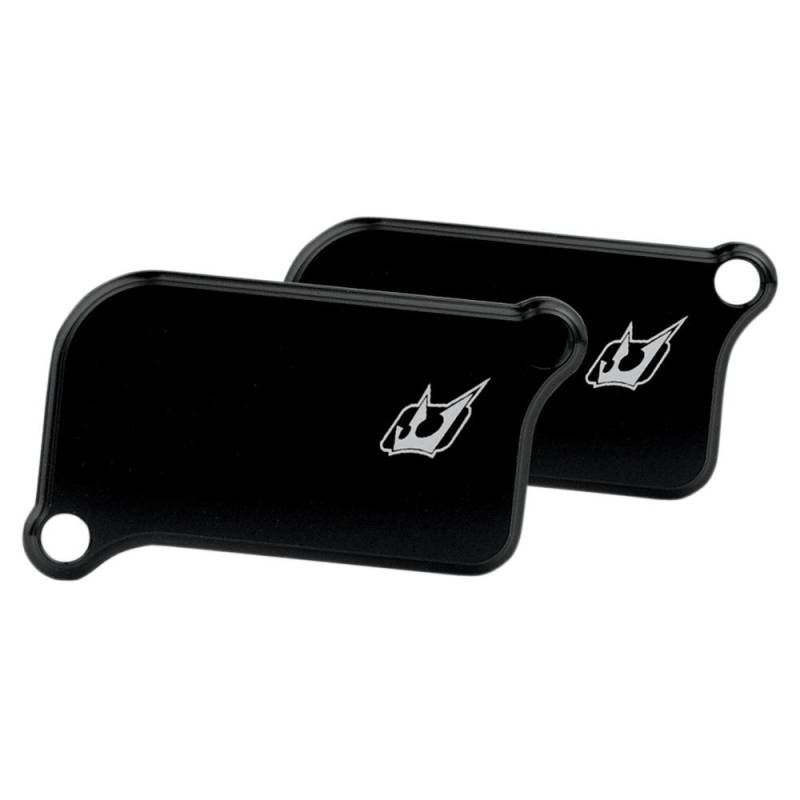 Driven Racing Engine Block Off Plates Black DSBLOCK15