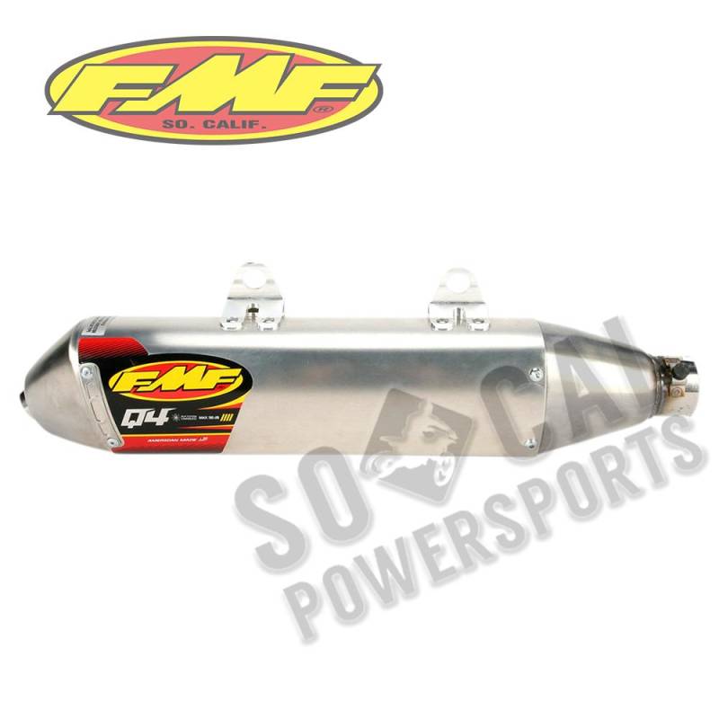 FMF Q4 HEX Quiet Series Slipon Exhaust 045442