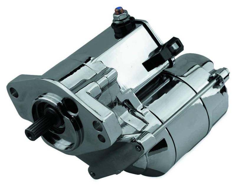 Twin Power Chrome Heavy Duty 2.4kW Starter Motor For Harley Davidson Big Twin - Brand New HD0015-C