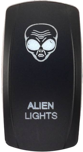 XTC Power Products Dash Rocket Switch Face Plate - Alien Lights - SW00 ...