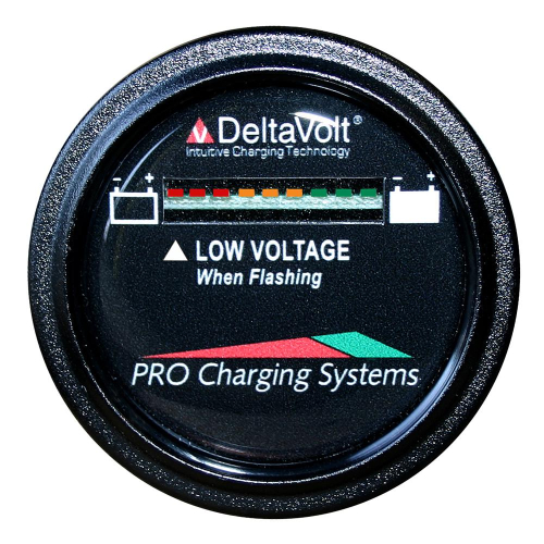 Dual Pro - Dual Pro Battery Fuel Gauge - DeltaView&reg; Link Compatible - 36V System (3-12V Batteries, 6-6V Batteries)