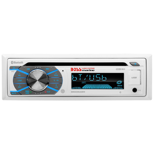 Boss Audio - Boss Audio MR508UABW Single-DIN CD/USB/SD/MP3/WMA/AM/FM Receiver w/Bluetooth