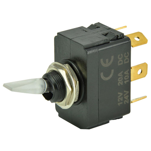 BEP Marine - BEP SPDT Lighted Toggle Switch - ON/OFF/ON