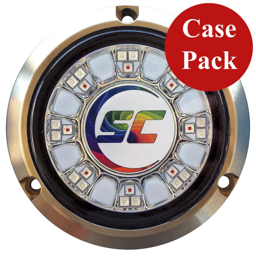 Shadow-Caster LED Lighting - Shadow- Caster SCR-24 Bronze Underwater Light - 24 LEDs - Full Color Changing - *Case of 4*