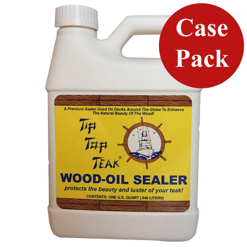 Tip Top Teak - Tip Top Teak Tip Top Teak Wood Oil Sealer - Quart - *Case of 12*