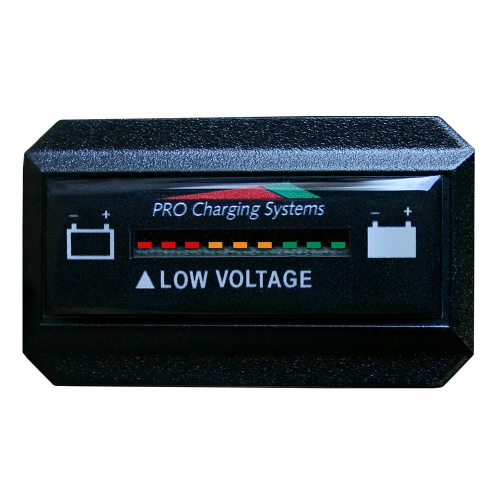 Dual Pro - Dual Pro Battery Fuel Gauge - DeltaView&reg; Link Compatible - Rectangle - 24V System (2-12V Battery, 4-6V Batteries)