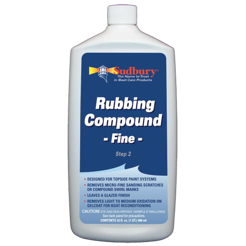 Sudbury - Sudbury Rubbing Compund Fine - Step 2 - 32oz Fluid