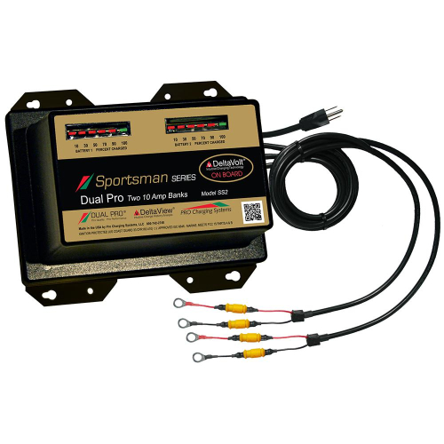 Dual Pro - Dual Pro Sportsman Series Battery Charger - 20A - 2-10A-Banks - 12V/24V