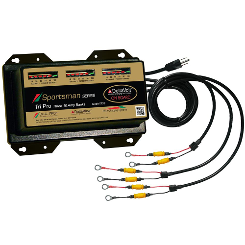Dual Pro - Dual Pro Sportsman Series Battery Charger - 30A - 3-10A-Banks - 12V-36V