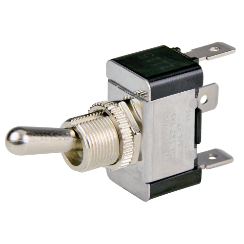 BEP Marine - BEP SPDT Chrome Plated Toggle Switch - ON/OFF/ON