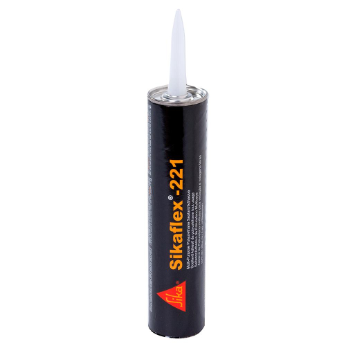 Sika - Sika Sikaflex&reg; 221 Multi-Purpose Polyurethane Sealant/Adhesive - 10.3oz(300ml) Cartridge - Aluminum Gray