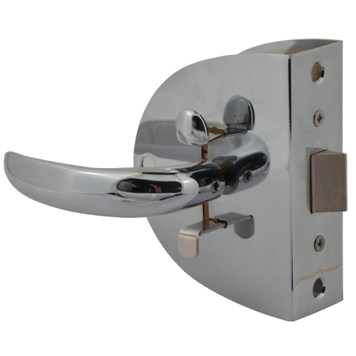 Southco - Southco Compact Swing Door Latch - Chrome - Non-Locking