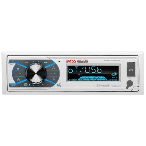 Boss Audio - Boss Audio MR632UAB Single-DIN Multimedia Player USB/SD/MP3/WMA/AM/FM w/ Bluetooth