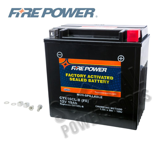 Fire Power Factory Activated Sealed Maintenance Free Battery - CT16CL-B FA