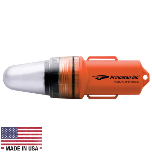 Princeton Tec - Princeton Tec Aqua Strobe LED - Rocket Red