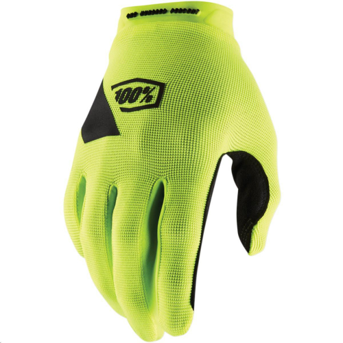 100% - 100% Ridecamp Gloves - 10018-004-12 Yellow Large