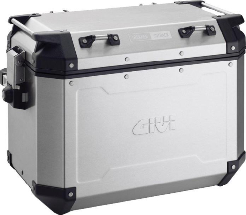 GIVI - GIVI Outback Series 48L Aluminum Side Case - Left - Silver - OBKN48ALA