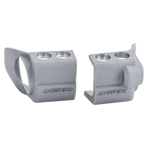 Acerbis - Acerbis Shoe Protectors For Inverted Forks - Silver - 2709710012