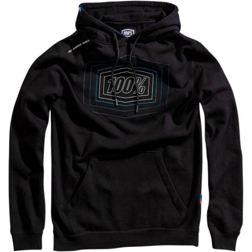 100% - 100% Echo Pullover Hoodie - 36033-001-10 Black Small