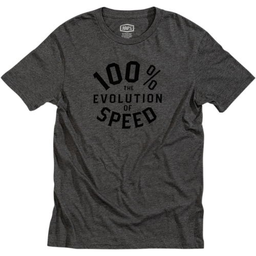 100% - 100% Evolve T-Shirt - 32106-052-11 Charcoal/Heather Medium