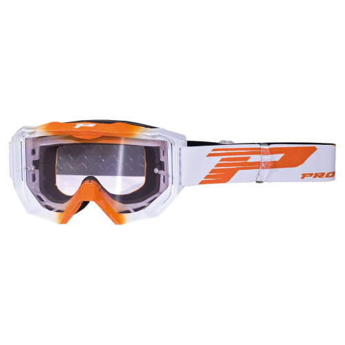 Pro Grip - Pro Grip 3200 MX Venom Goggles - PZ3200ARA Orange / Clear Light Sensitive Lens OSFM