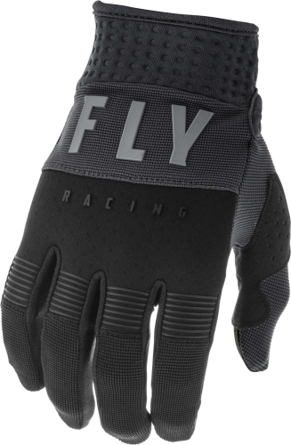 Fly Racing - Fly Racing F-16 Youth Gloves - 373-91005 Black/Gray Size 05