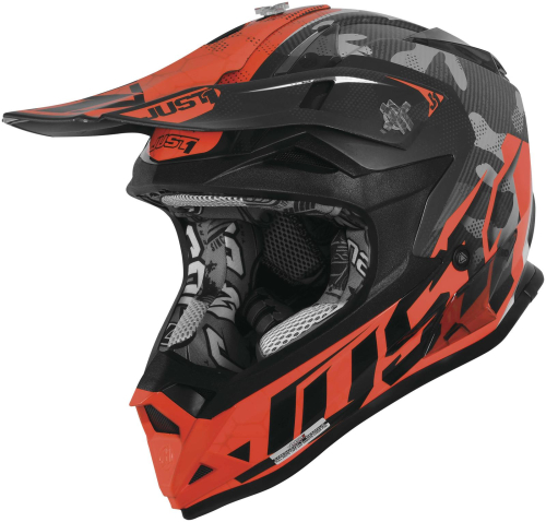 Just 1 - Just 1 J32 Pro Swat Helmet - 606321015101605 Camo Orange Fluorescent Gloss Large