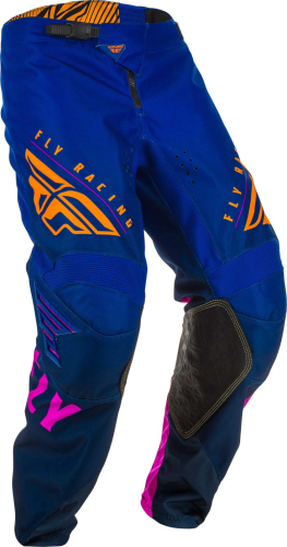 Fly Racing - Fly Racing Kinetic K220 Youth Pants - 373-53926 Midnight/Blue/Orange Size 26