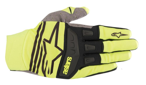 Alpinestars - Alpinestars Techstar Gloves - 3561019-551-S Fluorescent Yellow/Black Small