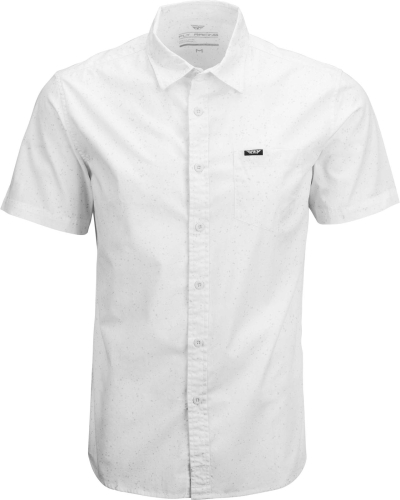 Fly Racing - Fly Racing Fly Button Up Shirt - 352-62052X White 2XL