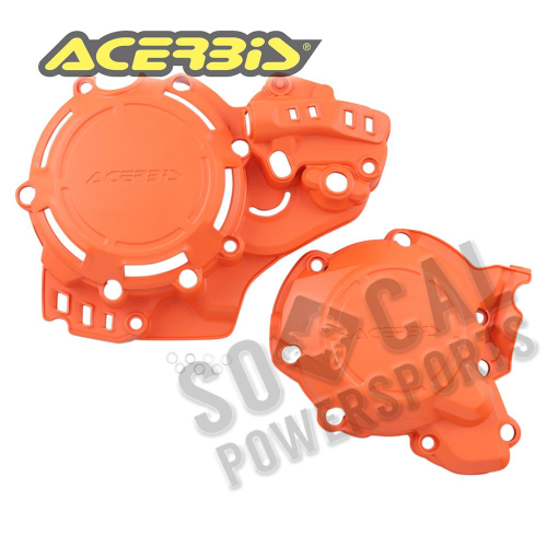Acerbis - Acerbis X-Power Engine Cover - Orange 16 - 2645515226
