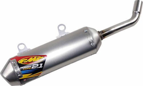 FMF Racing - FMF Racing PowerCore 2.1 Shorty Silencer - Aluminum - 025253
