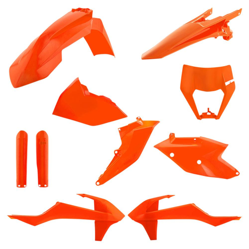 Acerbis - Acerbis Full Plastic Kit - Orange 16 - 2733425226