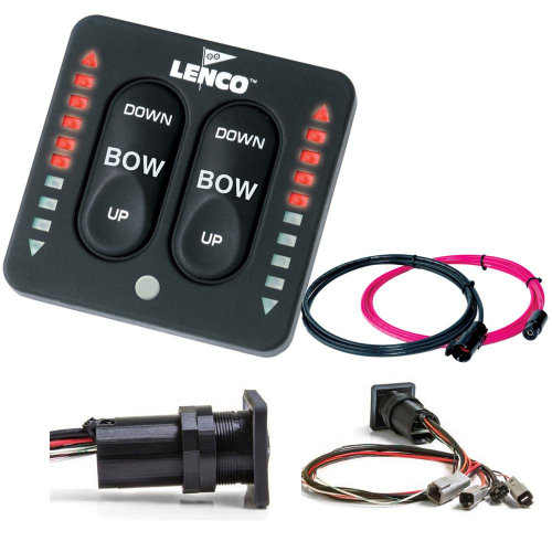 Lenco Marine - Lenco LED Indicator Integrated Tactile Switch Kit w/Pigtail f/Dual Actuator Systems