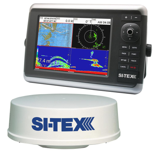 SI-TEX - SI-TEX NavStar 12R GPS Chartplotter, Sonar, Radar System w/MDS-12 Radar
