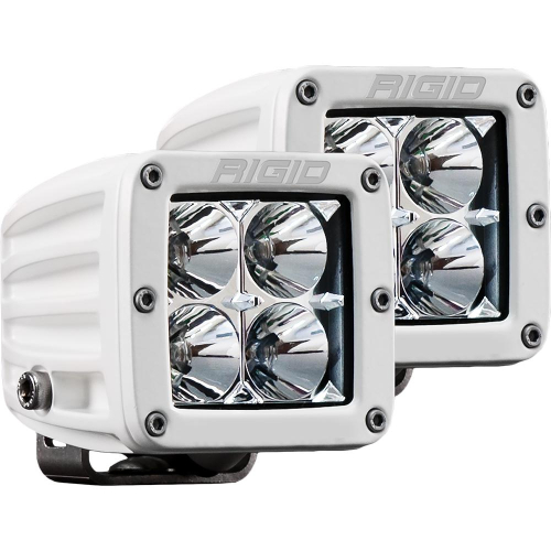 RIGID Industries - RIGID Industries D-Series PRO Hybrid-Flood LED - Pair - White