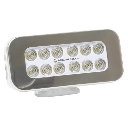 Aqualuma LED Lighting - Aqualuma Bracket Mount Spreader Light 12 LED - Stainless Steel Bezel