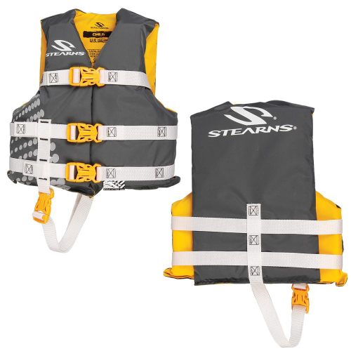 Stearns - Stearns Child Classic Nylon Vest Life Jacket - 30-50lbs - Gold Rush