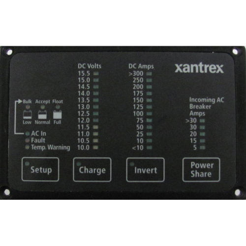 Xantrex - Xantrex Heart FDM-12-25 Remote Panel, Battery Status & Freedom Inverter/Charger Remote Control