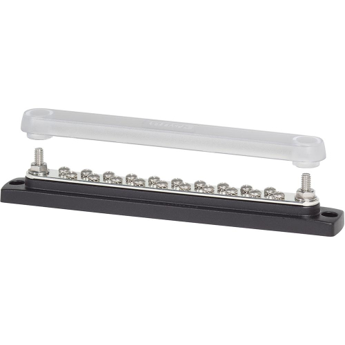 Blue Sea Systems - Blue Sea 2312, 150 Ampere Common Busbar 20 x 8-32 Screw Terminal with Cover