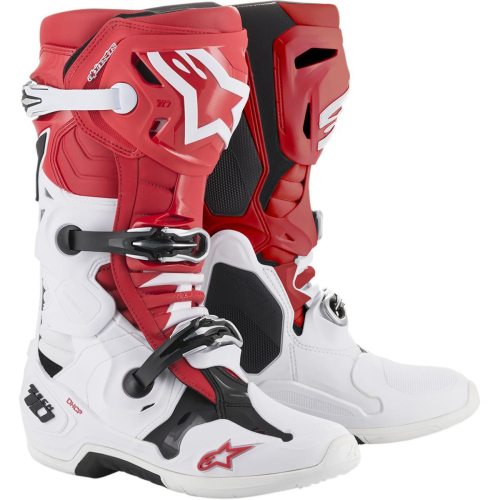 Alpinestars - Alpinestars Tech 10 Boots - 2010019-321-11 Red/White/Black Size 11