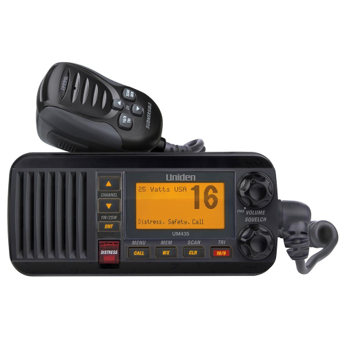 Uniden - Uniden UM435 Fixed Mount VHF Radio - Black