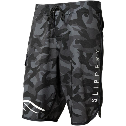 Slippery - Slippery Board Shorts - 3230-0233 Black/Camo Size 30