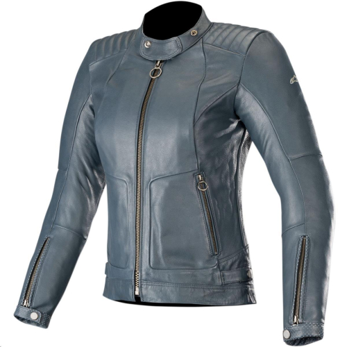 Alpinestars - Alpinestars Gal Womens Leather Jacket - 3117819-7014-XL Mood Indigo X-Large