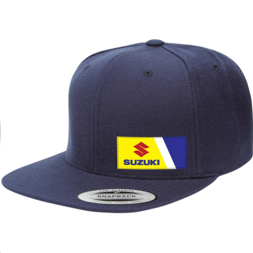Factory Effex - Factory Effex Suzuki Wedge Snapback Hat - 23-86400 Navy OSFM