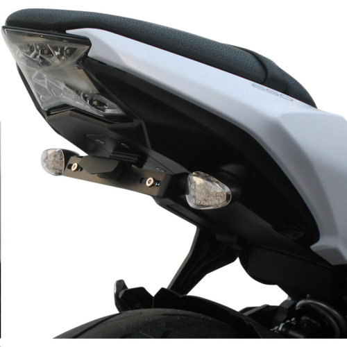 Targa - Targa Tail Kit with LED Turn Signals - Black/Amber - 22-490LED-L