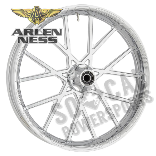 Arlen Ness - Arlen Ness Forged Billet Procross Front Rim - 23in. x 3.50in. - Chrome - 10102-205